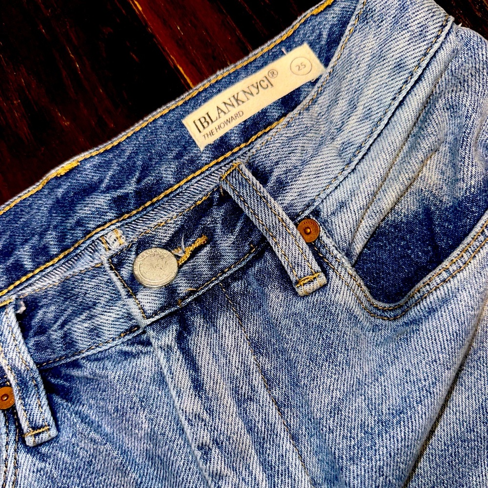 Blank NYC wide leg cropped denim, 25, great shape